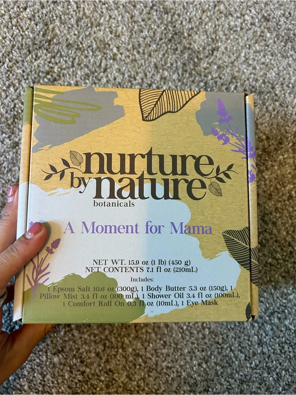 Nurture by Nature Lavender & Bergamot Women’s Skincare Gift Set NEW